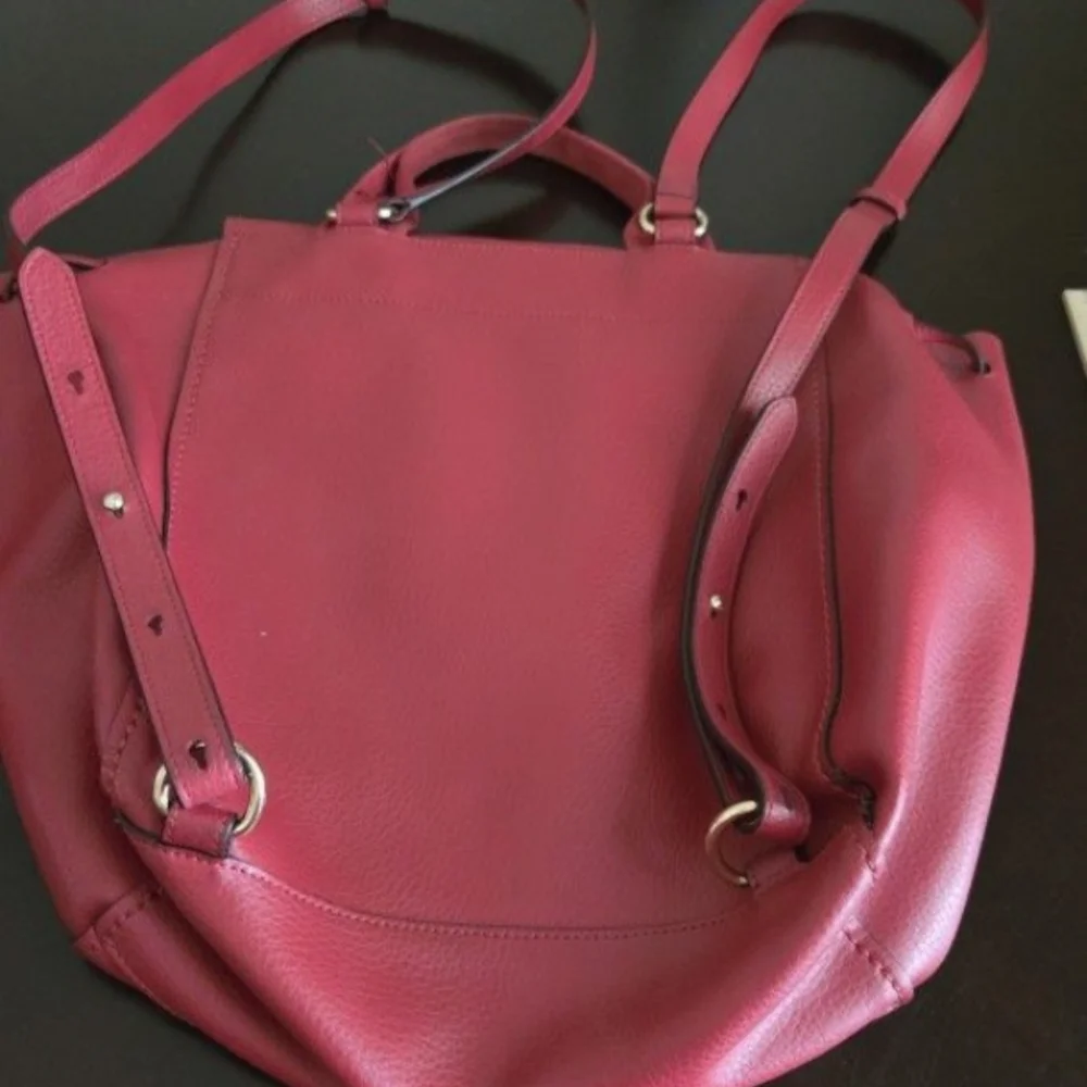 Coach Red Leather Backpack - Picture 12 of 13